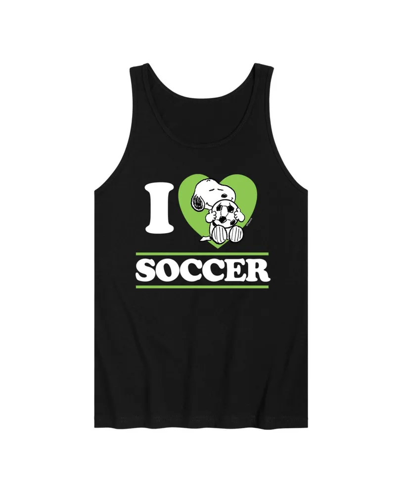 Men's Peanuts I Love Soccer Tank