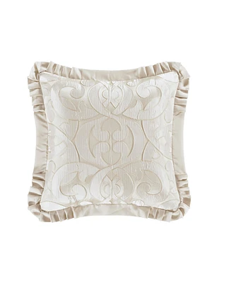 J Queen New York La Boheme Embellished Decorative Pillow, 20" x 20"