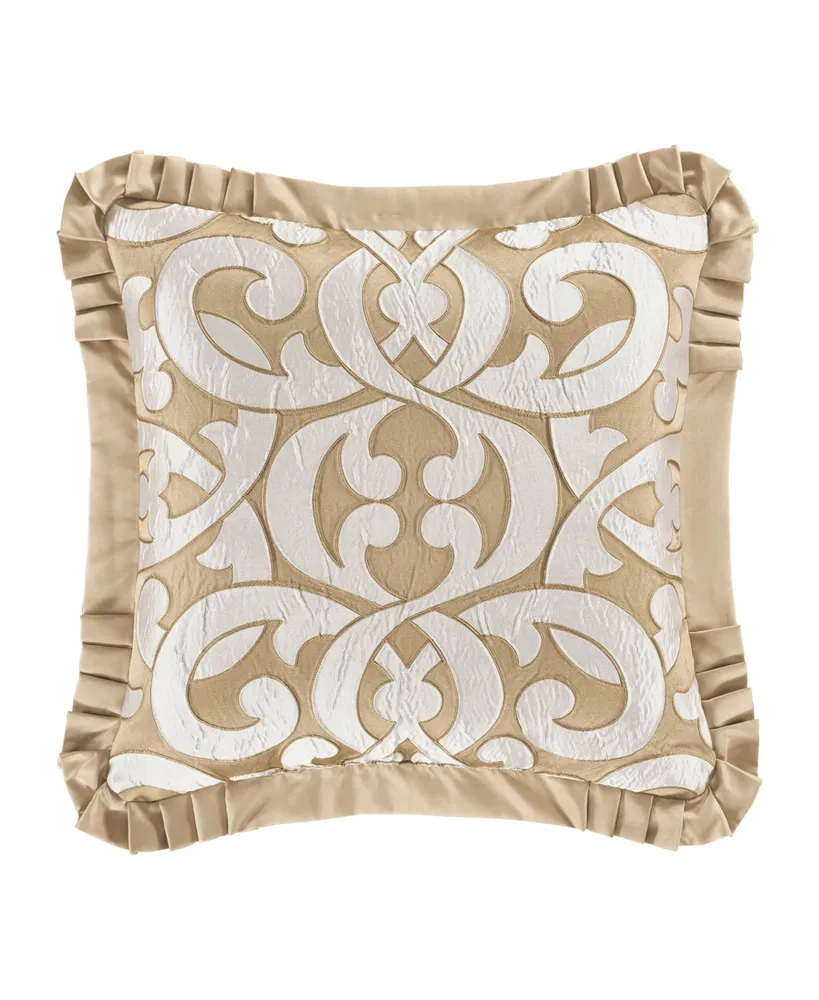 J Queen New York La Boheme Embellished Decorative Pillow, 20" x