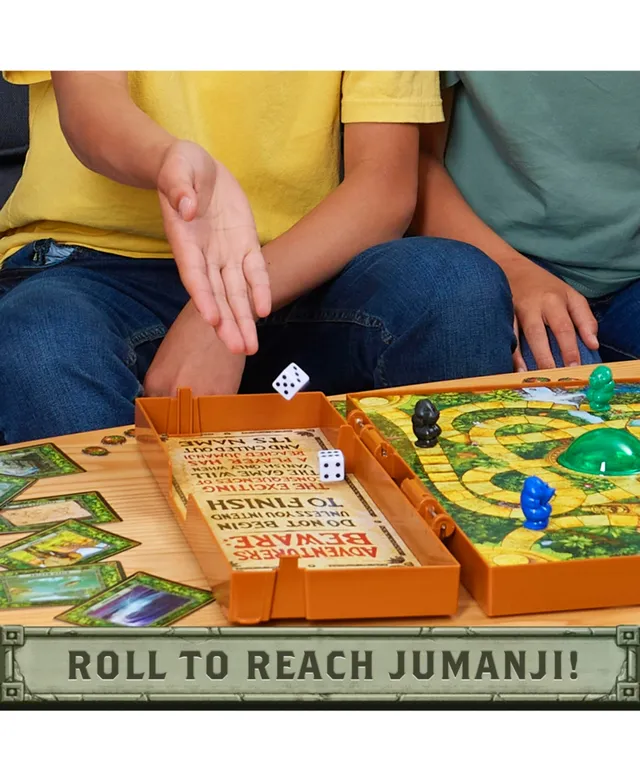 Spin Master Toys & Games Jumanji Deluxe Game, Immersive Electronic Version  of The Classic Adventure Movie Board Game, With Lights and Sounds, for Kids  & Adults Ages 8 and up