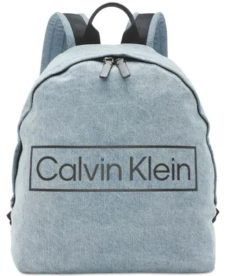 Calvin Klein Landon Denim Zip-Around Backpack