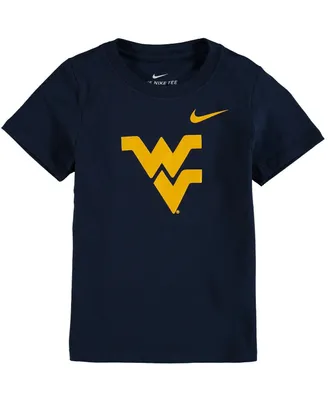 Toddler Boys and Girls Nike Navy West Virginia Mountaineers Logo T-shirt
