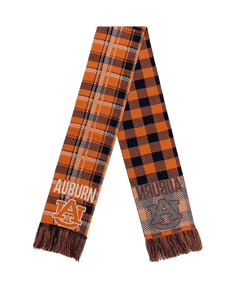 Women's Foco Auburn Tigers Plaid Color Block Scarf