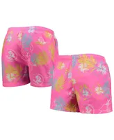 Men's Foco Pink Florida State Seminoles Neon Floral Swim Trunks