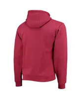 Men's League Collegiate Wear Crimson Alabama Crimson Tide Seal Neuvo Essential Fleece Pullover Hoodie