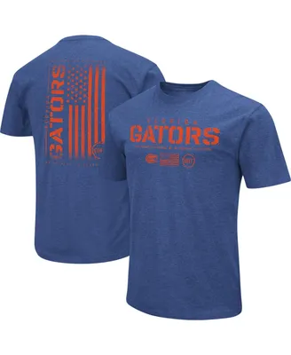 Men's Colosseum Royal Florida Gators Oht Military-Inspired Appreciation Flag 2.0 T-shirt