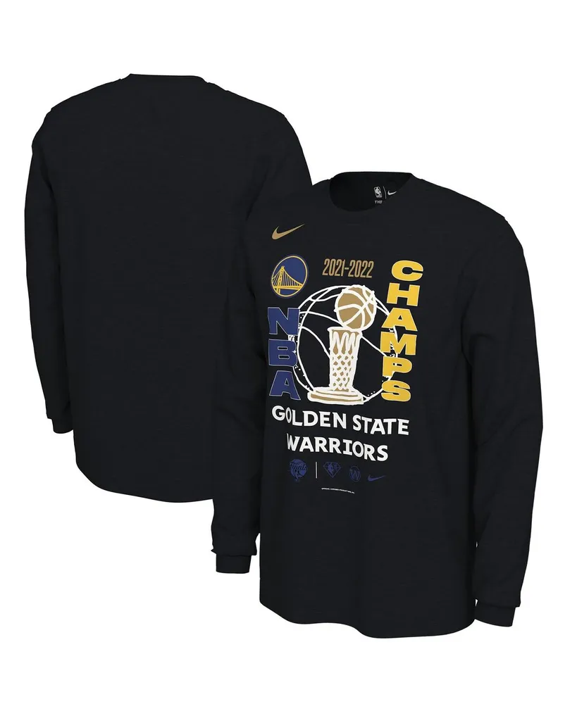 Preschool Nike Black Golden State Warriors 2022 NBA Finals Champions Locker  Room T-Shirt
