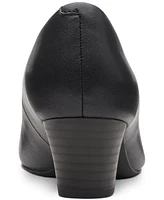 Clarks Women's Teresa Step Block-Heel Comfort Pumps