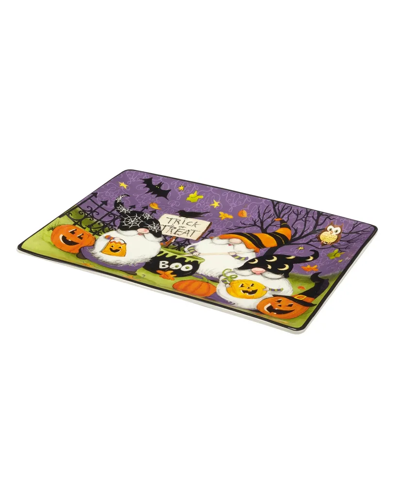 Halloween Gnomes Rectangular Platter