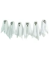 Ghost Family Halloween 6 Piece Porch Display Decoration Set