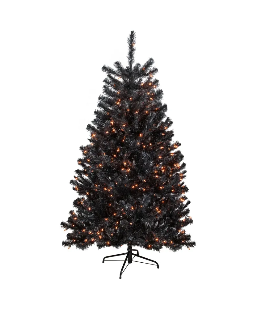 Northlight Pre-Lit Noble Spruce Artificial Halloween Tree Lights, 6