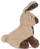 Barbour Stuffed Plaid Logo Squeaker Rabbit Dog Toy