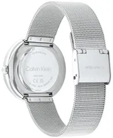 Calvin Klein Women's Stainless Steel Mesh Bracelet Watch 34mm