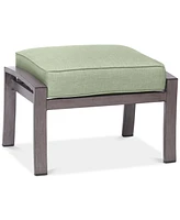 Closeout! Tara Aluminum Outdoor Ottoman, Created for Macy's