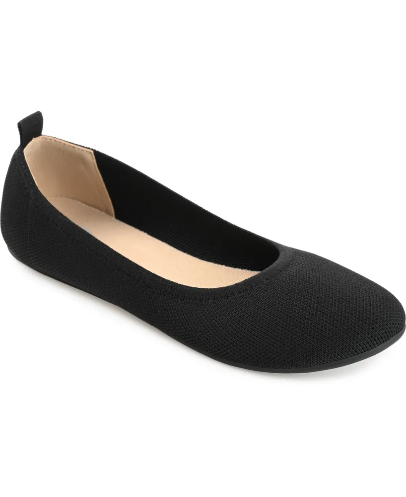 Journee Collection Women's Jersie Knit Flats