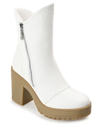 Journee Collection Women's Jaquie Platform Bootie