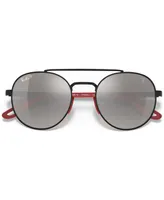 Ray-Ban RB3696M Scuderia Ferrari Collection 51 Unisex Polarized Sunglasses