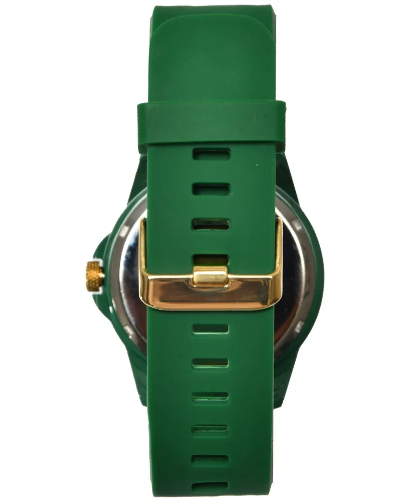 Spgbk Watches Unisex Trojan Green Silicone Strap Watch 44mm