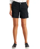 Style & Co Women's Comfort-Waist Cargo Shorts, Created for Macy's