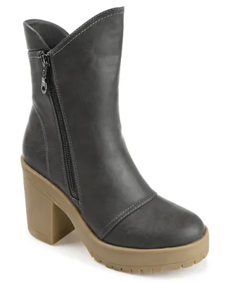Journee Collection Women's Jaquie Platform Bootie
