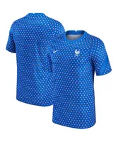 Men's Nike Blue France Women's National Team 2021/22 Pre-Match Top