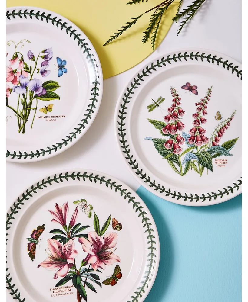 Botanic Garden Canape Plates Set of 4 (Assorted)