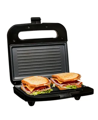 Ovente 750W Electric Panini Press Grill Breakfast Sandwich Maker GP0401B