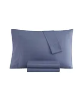 Style 212 Stripe Blue Grey Bed In A Bag Collection