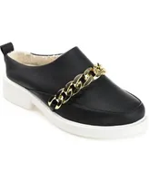 Journee Collection Women's Sheah Chain Loafers