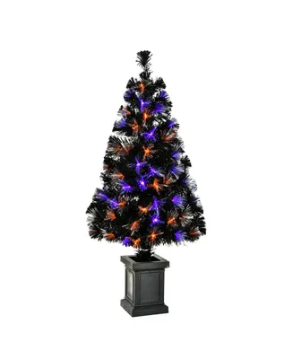 National Tree Company 48" Halloween Fiber Optic Entrance Tree