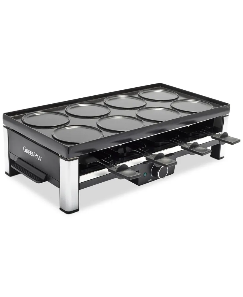 SWISSMAR 8 Person Classic Raclette Party Grill with Reversible Cast Iron  Grill Plate - Macy's