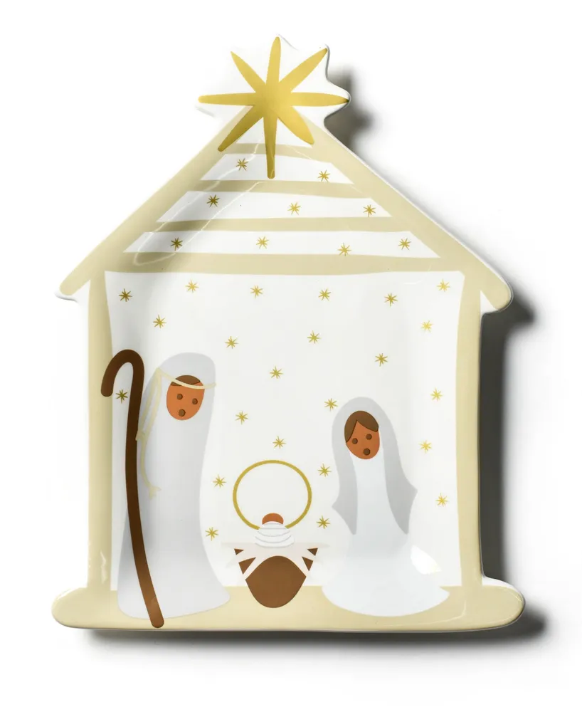 Coton Colors Nativity Platter