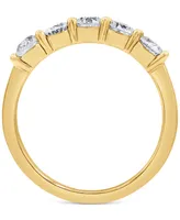 Diamond Five Stone Band (1 ct. t.w.) in 14k Gold