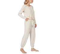 Pure Fiber Women's 2pc Loungewear Jogger Set