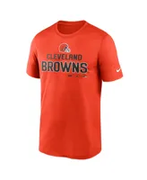 Men's Nike Orange Cleveland Browns Legend Community Performance T-shirt