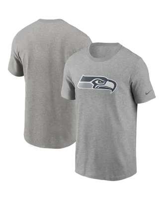 Men's Nike Heathered Gray Seattle Seahawks Primary Logo T-shirt