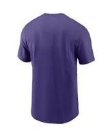 Men's Nike Purple Minnesota Vikings Primary Logo T-shirt