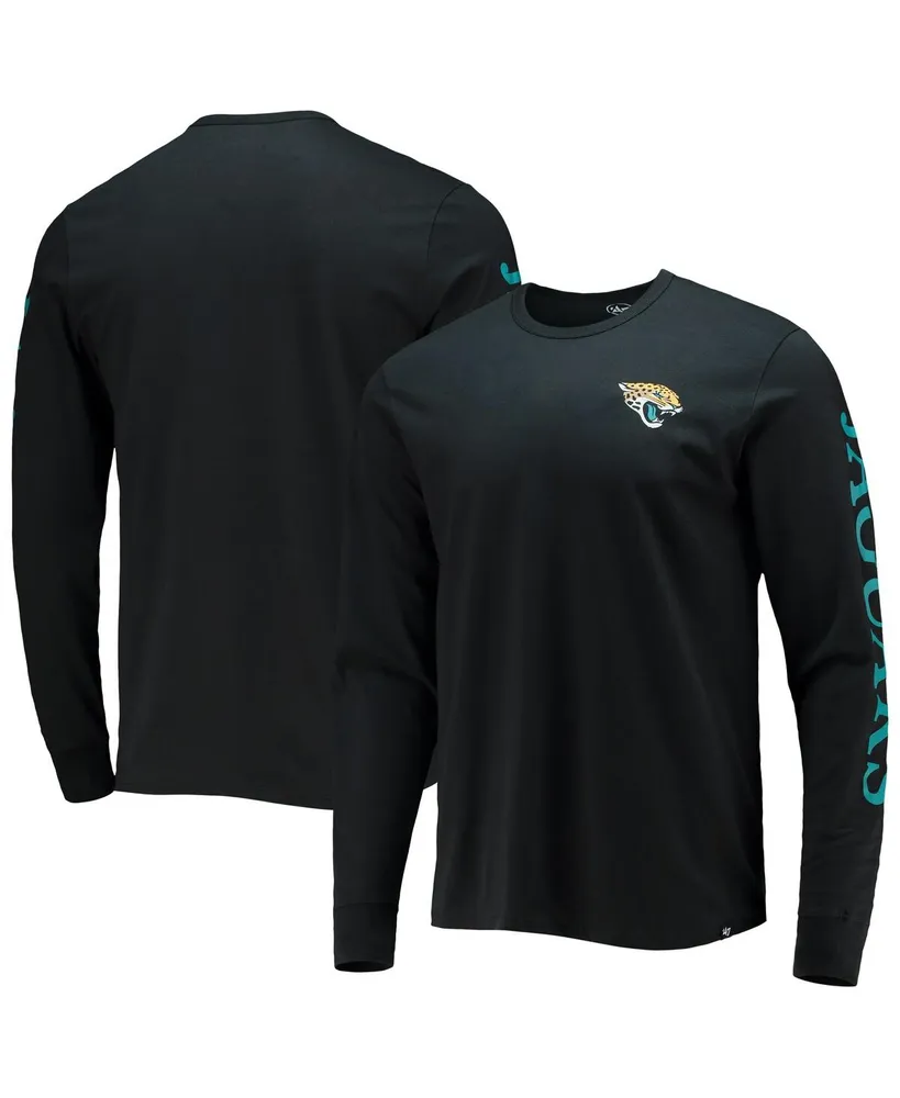 Fanatics Branded Black Jacksonville Jaguars High Whip Pitcher Long Sleeve T- shirt for Men