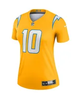 Women's Nike Justin Herbert Gold Los Angeles Chargers Inverted Legend Jersey