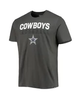 Men's '47 Brand Charcoal Dallas Cowboys Dark Ops Super Rival T-shirt