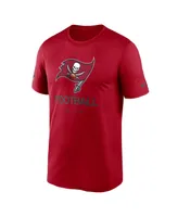 Men's Nike Red Tampa Bay Buccaneers Infographic Performance T-shirt