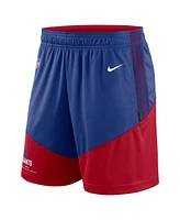 Men's Nike Royal, Red New York Giants Primary Lockup Performance Shorts