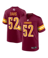 Men's Nike Jamin Davis Burgundy Washington Commanders Game Jersey