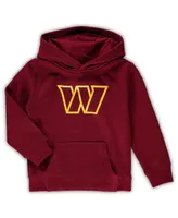 Toddler Boys and Girls Burgundy Washington Commanders Team Logo Pullover Hoodie