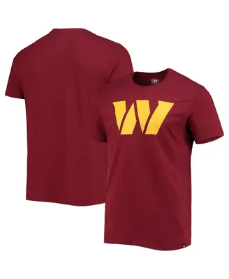 Men's '47 Burgundy Washington Commanders Logo Imprint Super Rival T-shirt