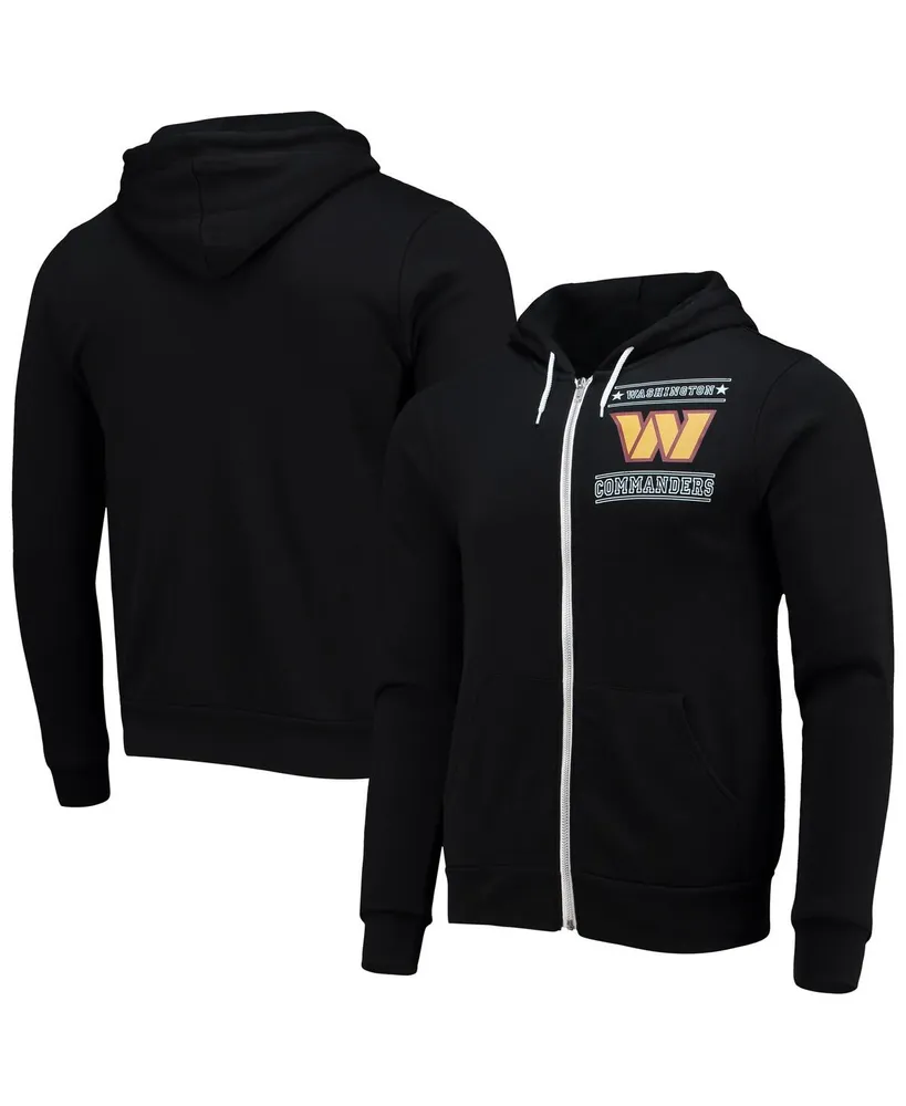 Men's Nfl x Darius Rucker Collection by Fanatics Black Washington Commanders Sponge Fleece Full-Zip Hoodie