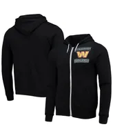 Men's Nfl x Darius Rucker Collection by Fanatics Black Washington Commanders Sponge Fleece Full-Zip Hoodie