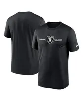 Men's Nike Black Las Vegas Raiders Horizontal Lockup Legend T-shirt