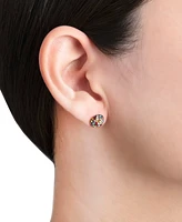 Giani Bernini 2-Pc. Set Cubic Zircona Solitaire & Cluster Stud Earrings Sterling Silver, Created for Macy's