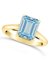 Macy's Topaz (4-1/4 ct. t.w.) Ring 14K Yellow Gold